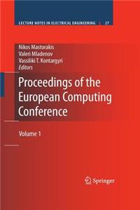 Proceedings of the European Computing Conference