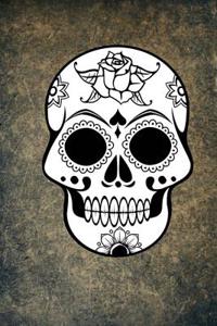 Sugar Skull Journal: 160 Page Lined Journal/Notebook