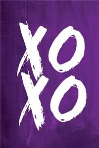 Chalkboard Journal - XOXO (Purple)