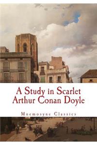 A Study in Scarlet (Large Print - Mnemosyne Classics)