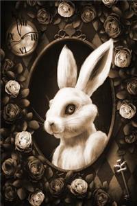 Alice in Wonderland Modern Journal - Inwards White Rabbit (Brown)