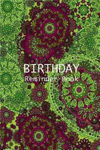 Birthday Reminder Book