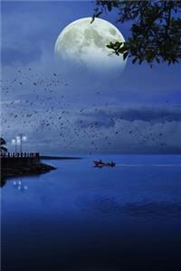 Full Moon Over the Deep Blue Sea Nature Journal