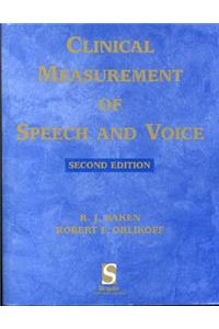 Clinical Measurement of Speech & Voice
