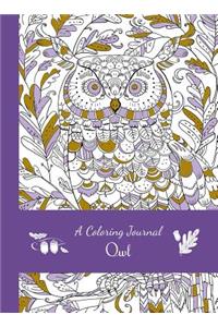 Coloring Journal Owl