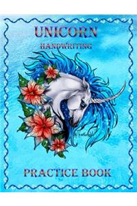 Unicorn Handwriting Practice Book
