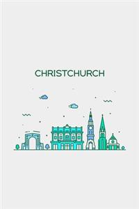 Christchurch Minimalist Travel Notebook [Lined] [6x9] [110 pages]