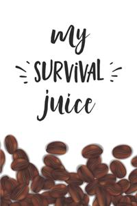 My Survival Juice-17 Notebook