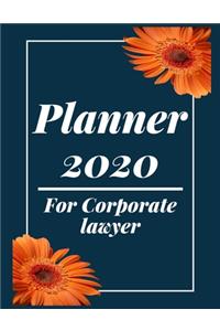 Planner 2020 for Corporate lawyer