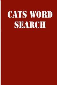 Cats word search