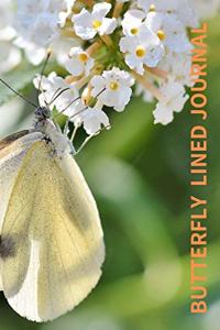 Butterfly Lined Journal