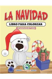 Navidad Libro Para Colorear (Spanish Edition)