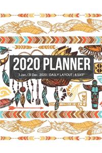 2020 Native American Daily Planner