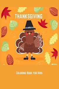 Thanksgiving Coloring Book for Kids