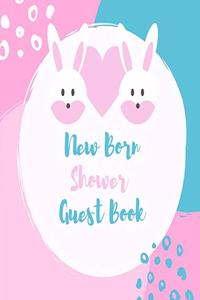 New Born Shower Guest Book