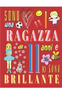 Sono una ragazza di 11 anni e io sono brillante