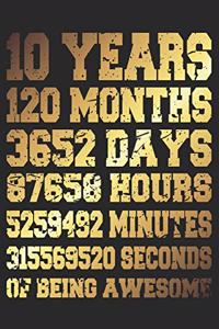 10 Years Of Being Awesome