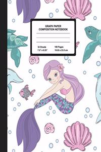 Graph Paper Composition Notebook