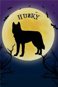 Husky Notebook Halloween Journal