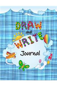 Blue Draw and Write Journal for Kids