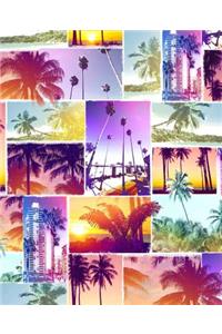 Miami Beach Tropical Notebook