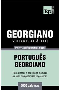 Vocabulário Português Brasileiro-Georgiano - 5000 palavras