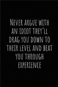 Never Argue with an Idiot They