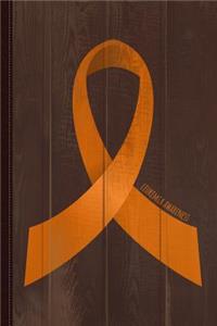 Leukemia Awareness Ribbon Journal Notebook