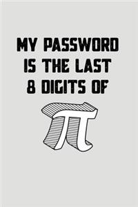 My Password Is the Last 8 Digits of Pi