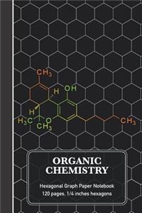 Organic Chemistry Hexagonal Graph Paper Notebook