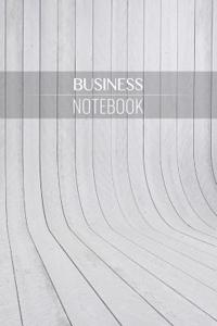 Business Notebook: Organize Notes, Ideas, Follow Up, Project Management, 6 X 9 (15.24 X 22.86 CM) - 110 Pages - Durable Soft Cover - Blanc