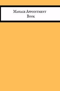 Massage Appointment Book