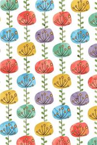 Bullet Journal Notebook Abstract Sketchy Trees Pattern 1
