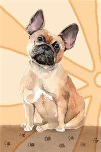 Journal Notebook For Dog Lovers, French Bulldog Sitting Pretty 10