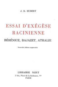 Essai d'Exegese Racinienne