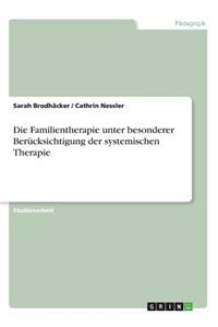 Familientherapie unter besonderer Berücksichtigung der systemischen Therapie