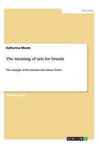 meaning of arts for brands