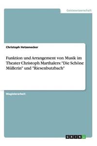 Funktion und Arrangement von Musik im Theater Christoph Marthalers