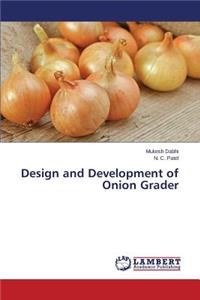 Design and Development of Onion Grader