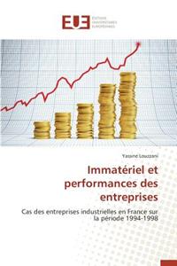 Immatériel Et Performances Des Entreprises