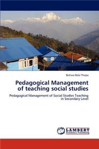 Pedagogical Management of teaching social studies