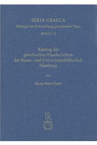 Katalog Der Griechischen Handschriften Der Staats- Und Universitatsbibliothek Hamburg