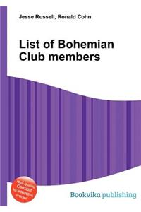 List of Bohemian Club Members