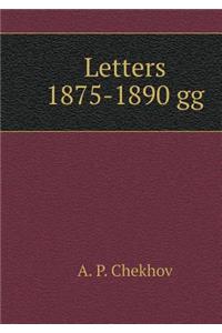 Letters 1875-1890 gg