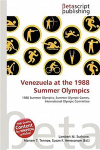 Venezuela at the 1988 Summer Olympics