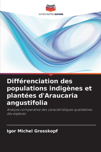 Différenciation des populations indigènes et plantées d'Araucaria angustifolia