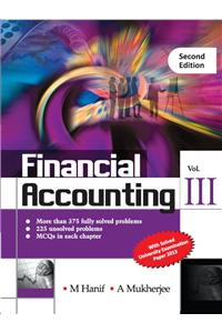 Financial Accounting Volume-III