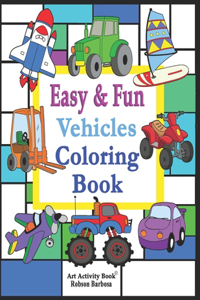 Vehicles Coloring Book
