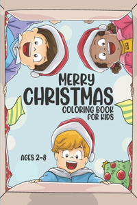 Merry Christmas Coloring Book for Kids Ages 2-8