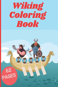 Viking Coloring Book: Nordic Warriors Shield Barsekers Dragon Boat Mythology Valhalla Weapon